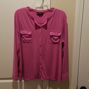 Dana Buchman violet blouse